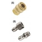 1/4" QUICK COUPLERS FOR PRESSURE WASHERS