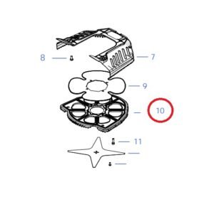 Ambrogio L29 Inner Blade Guard: L29Z01800A_R, L29Z01800A