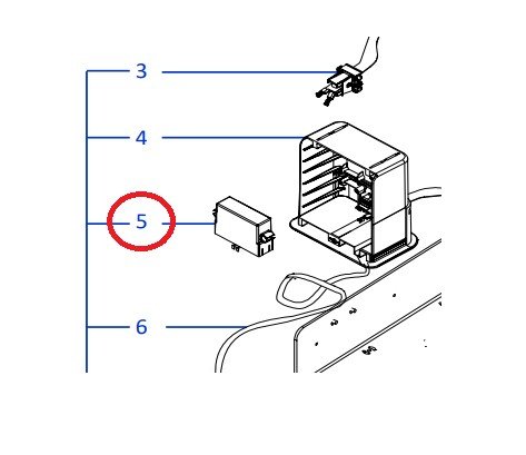 Ambrogio L35 Charging/Transmitter Cover: 051D0085