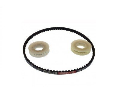 Ambrogio Wheel Belt and 2 x Pulleys for L50 L60 Delux Robot: 050Z06300A and C00536