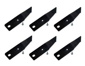 Auto Mower 6 Blade Set for Oleo-Mac Orion: R303505, AK440434ET