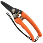 B1440 7" Twin Blade Secateur With Rubber Handle & Wrist Strap