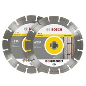 Bosch 230x22mm 9'' Twin Pack General Purpose Diamond 2 Blades With Clic Nut : 06159975T0