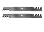 Copperhead Mulching Blade Set of 2 for John Deere X120 : AM137328 , AM141033 , GX22151 , GY20850