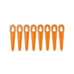 Grass trimmer strimmer mower plastic clip on blades stihl 8 pack : 4008 007 1000