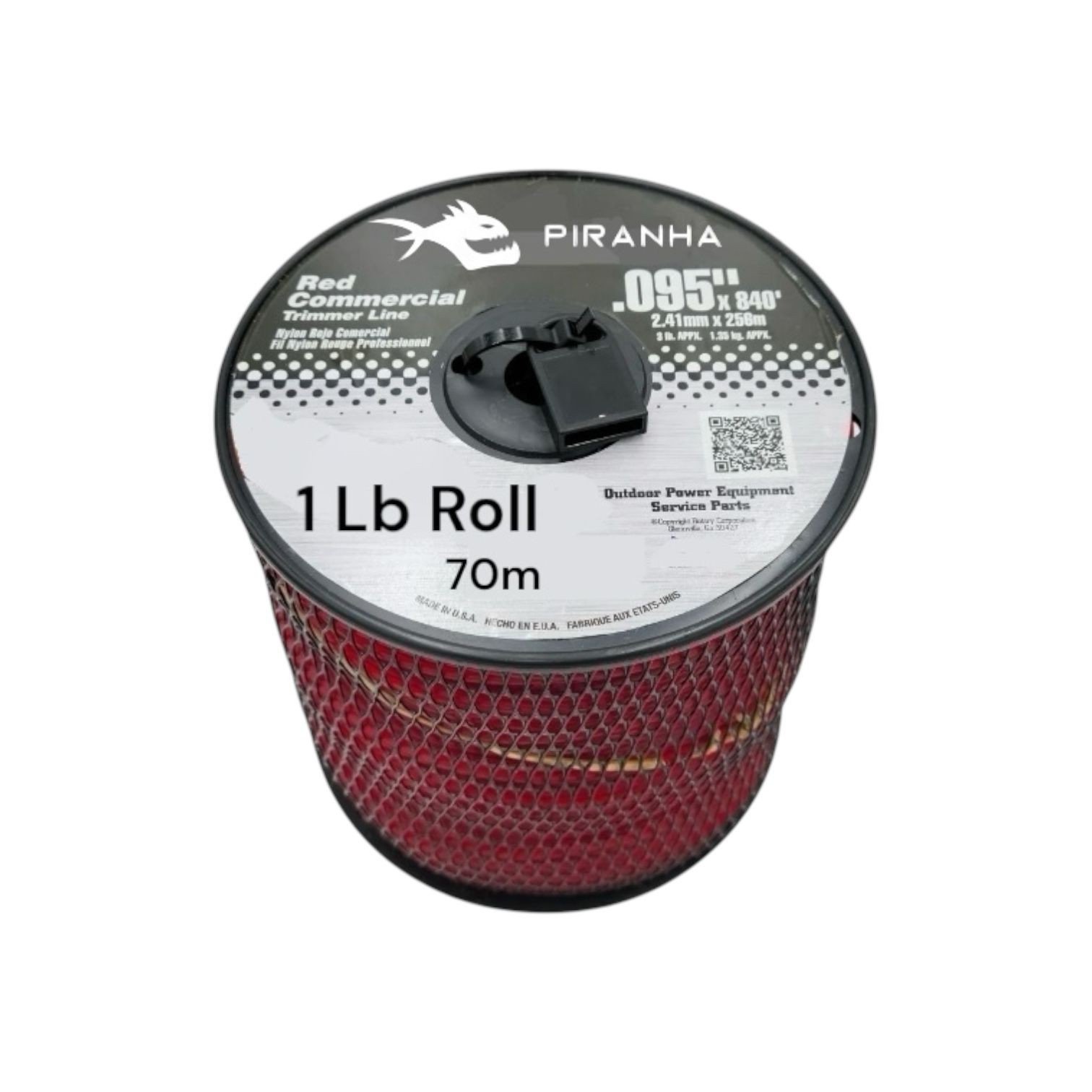 Husqvarna 243RJ Piranha Spiral Trimmer Line 2.4mm - 70m Roll