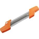 ISE 2-in-1 Sharpener - 4.8mm for 3/8p chain, file holder Flat file and depth gauge tool
