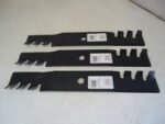 John Deere X145 48" blade set ( 3 x Commercial Gator mulcher blades)