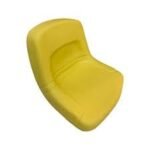 Lawnmower Seat Higher Backrest Yellow for Castelgarden Twin Cut models: 125722451/2