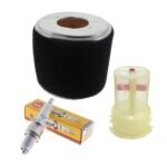 Loncin Service Kit fits G340F G390F G420F Engines : SparkPlug, Air Filter, Fuel Filter