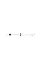 ​Replacement Murray 22" Walk Behind Mower Engine Stop Cable : 43828