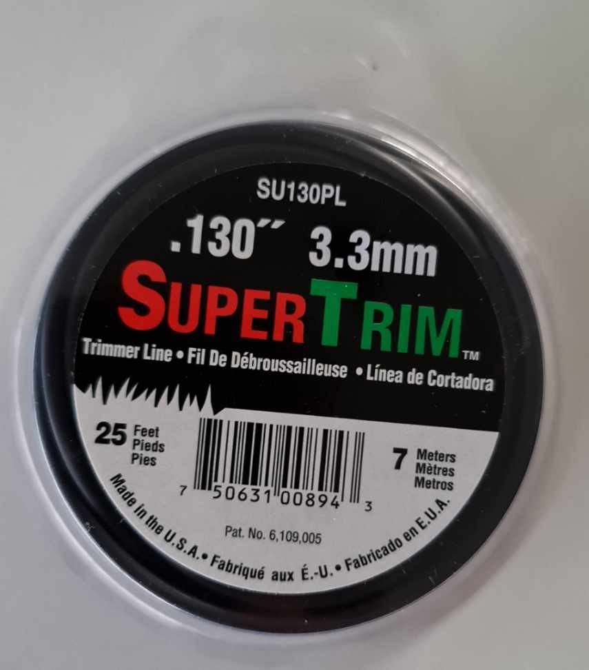 Round Grass Trimmer line 7m roll of 3.3MM .130"