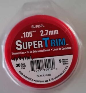 Round Grass Trimmer line 9m roll of 2.7MM .105"