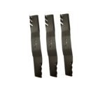 Set of 3 Husqvarna Gator Mulching Commercial Blades for Rider 15: 5041881-01, 544 10 28-01