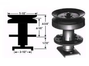 Spindle Assembly for Husqvarna AYP 101477X, 532 10 14-77