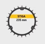 Stiga Autoclip 225S ​Wheel Spikes 235mm Diameter: NGP9151, 1126-9151-01