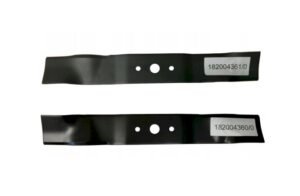 Stiga Estate 384e Mulching Blade Set 32" 1134-9221-01: 182004361 and 182004360