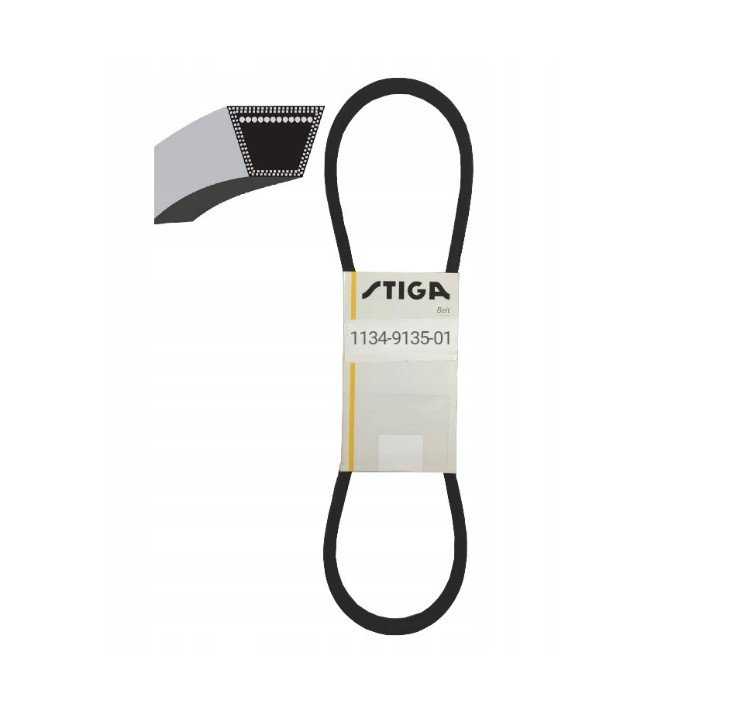 Stiga Primo PTO Drive Belt: 1134913501, 1134-9135-01