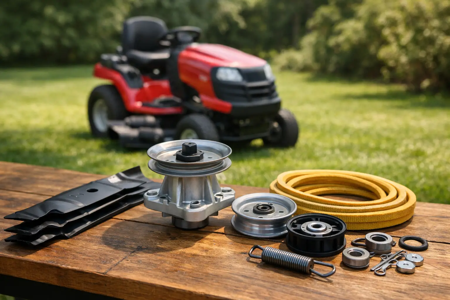 Choosing the Right Riding Mower Deck Parts