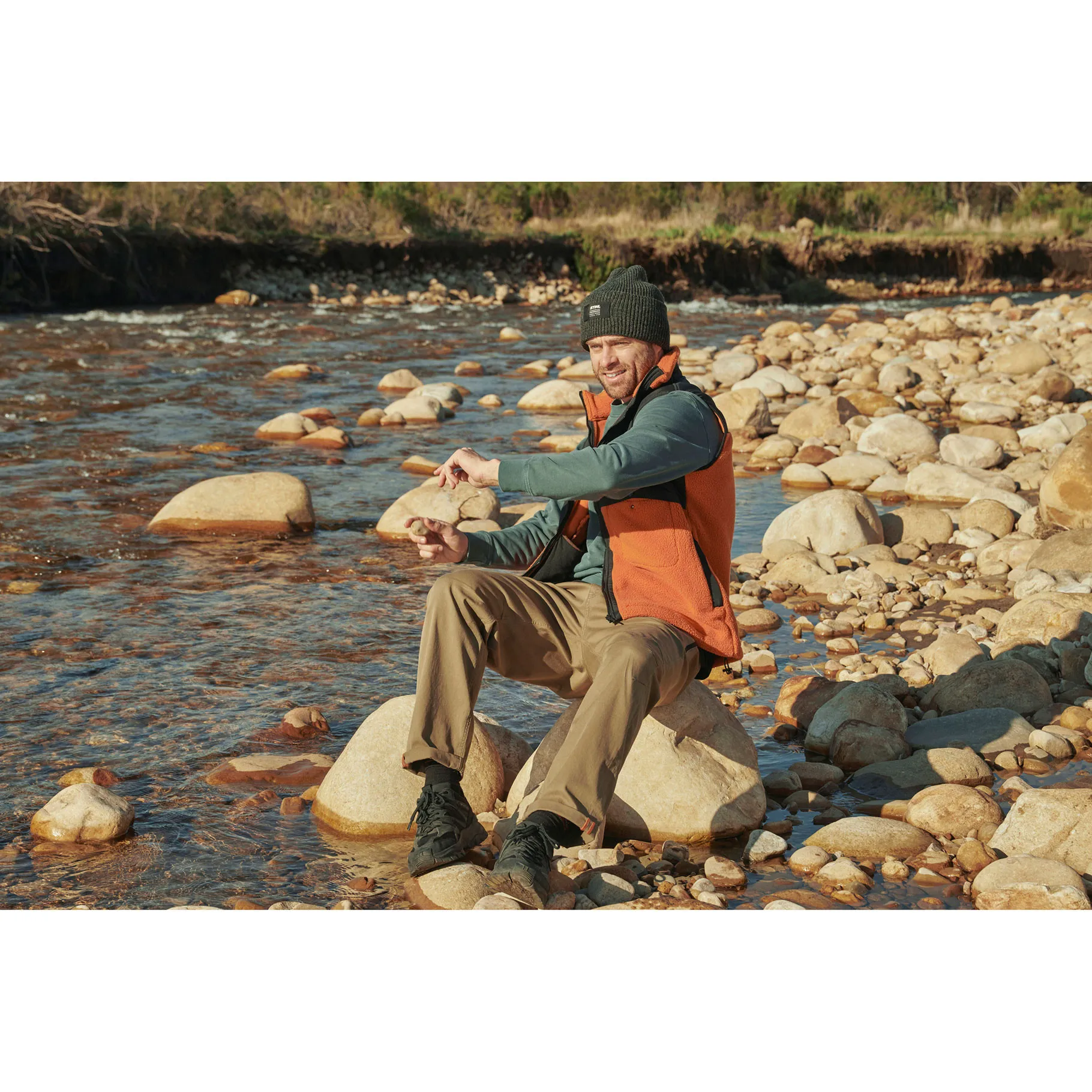 Stihl Sherpa Gilet - Orange - Image 4