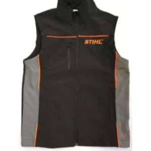 Stihl Softshell Waistcoat - Black/Orange